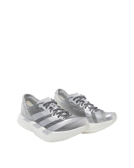 Y-3 White Adios Pro 4 Sneakers for men
