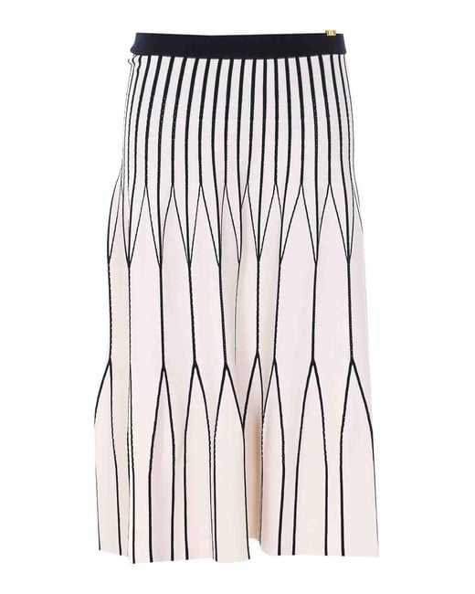 Elisabetta Franchi White Skirt