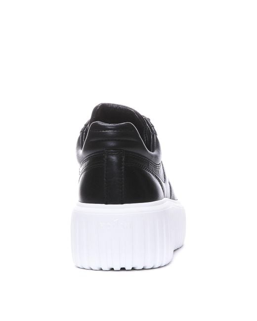 Hogan Black H-stripes - Sneakers