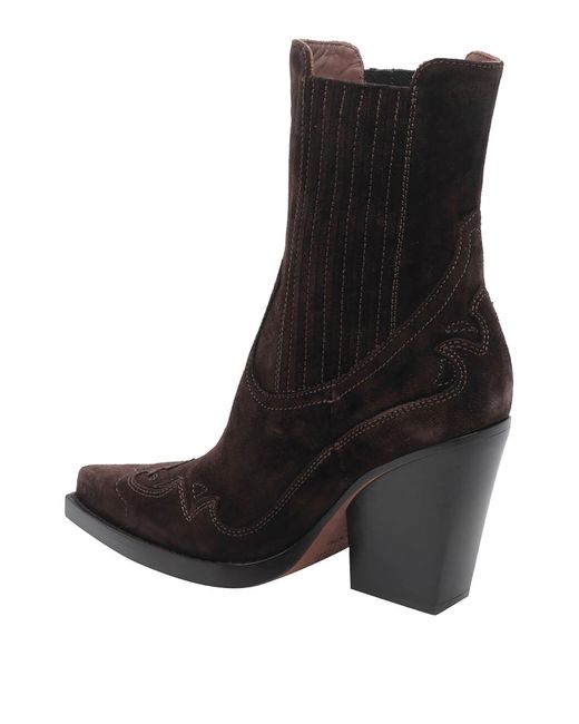 Paris Texas Black Dallas Texano Booties