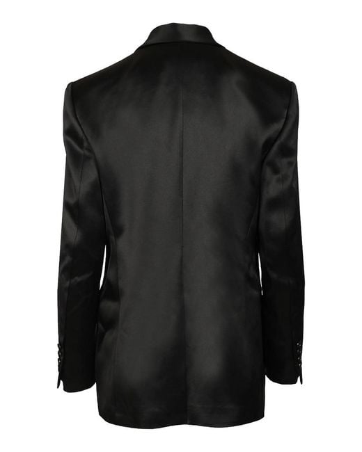 Filippa K Black Double-Breasted Blazer Jackets