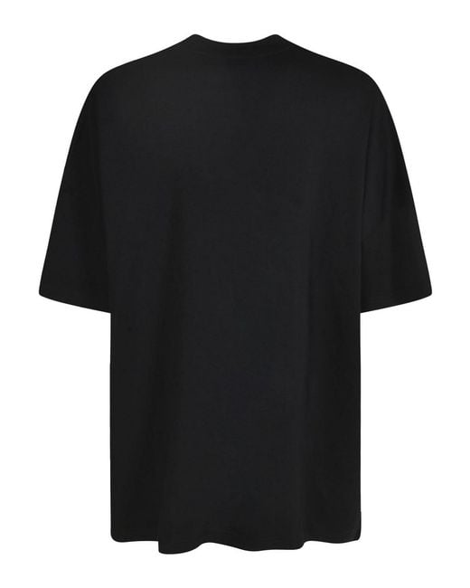 Moschino Black Teddy Bear-Printed Crewneck T-Shirt for men