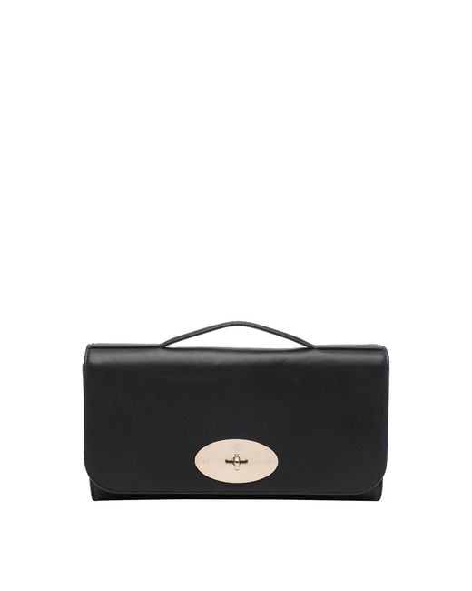 Mulberry Black Lily Clutch