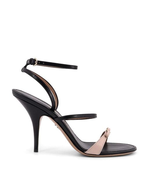 Ferragamo White Ariel Heeled Sandals