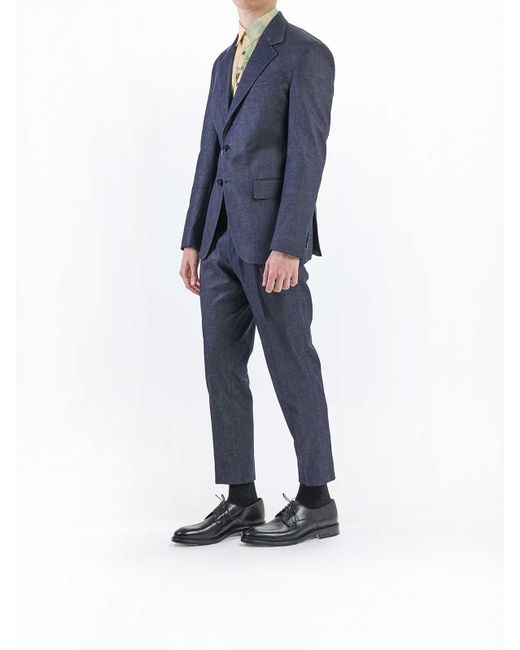 Karl Lagerfeld Blue Purpose Jacket for men