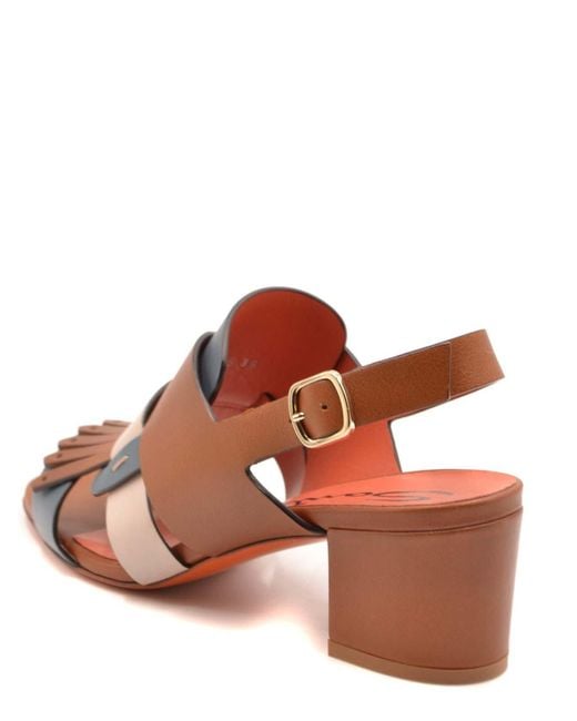 Santoni Brown Sandals