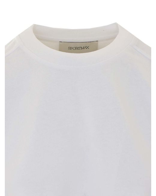 Sportmax White Spxpalmas T-Shirt