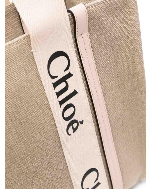 Chloé Natural Woody Tote M