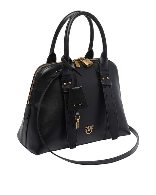 Pinko Black Medium Bowling Bag