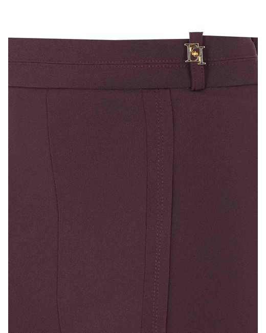 Elisabetta Franchi Purple Pants