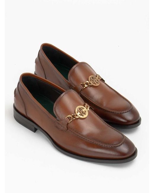 Roberto Cavalli Brown Loafers for men