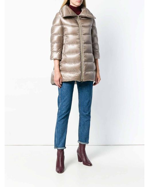 Herno Natural Cleofe Midi Down Jacket