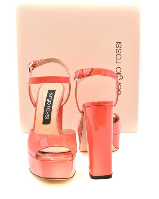 Sergio Rossi Pink Sandals