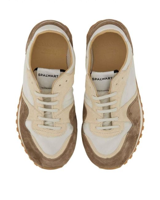 Spalwart White Marathon Trail Low Sneakers for men