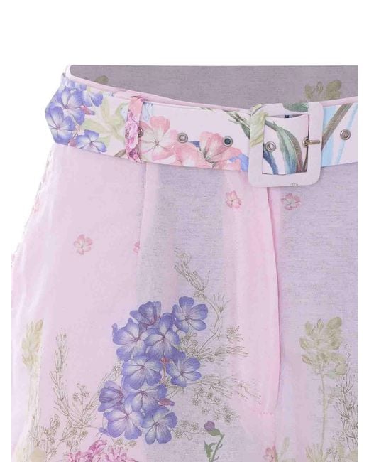 Charo Ruiz Pink Ibiza Pansy Shorts