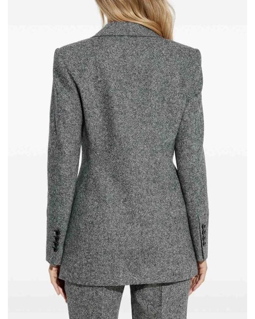 Dolce & Gabbana Gray Single-Breasted Blazer