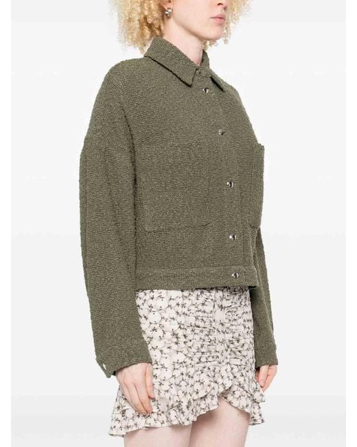 IRO Green Pabli Cotton Jacket