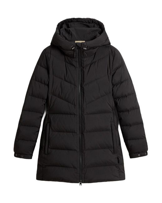 Woolrich Black Winter Jackets
