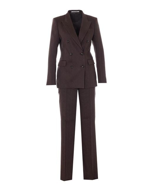 Tagliatore Brown Parigi Suit