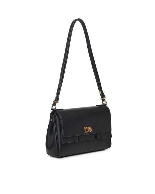 Balenciaga Black Bel Air Flap Bag Xs