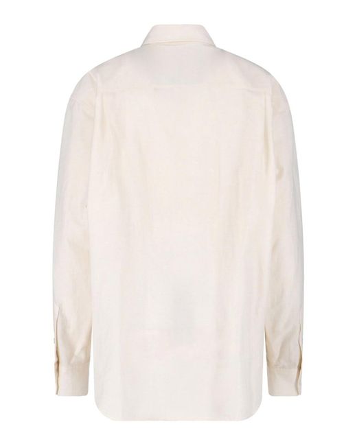 Marni Natural Ruffle Shirt