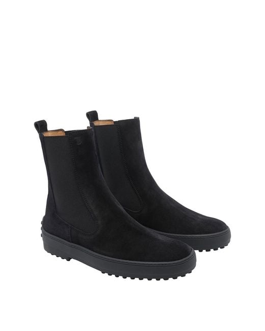 Tod's Black Booties