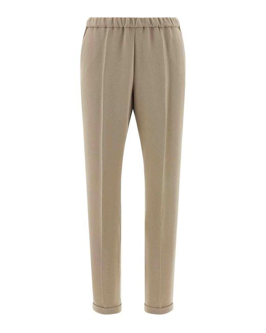 Alberto Biani Natural Fall Pants