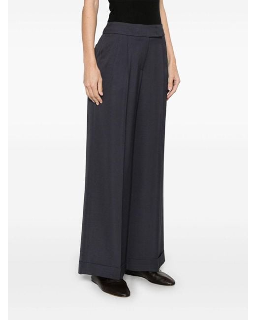 Peserico Blue Palazzo Pants