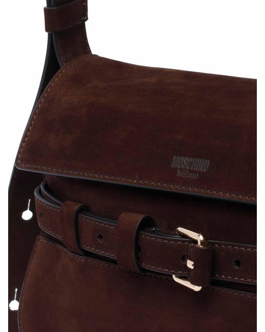 Moschino Black Tie Me Crossbody Bag