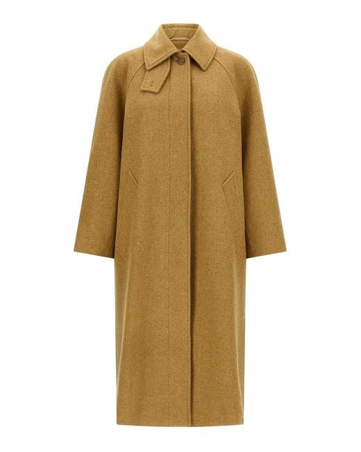 A.P.C. Natural Wool Coat