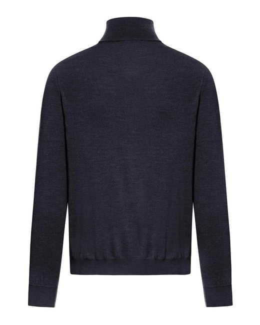Zanone Blue Sweater for men