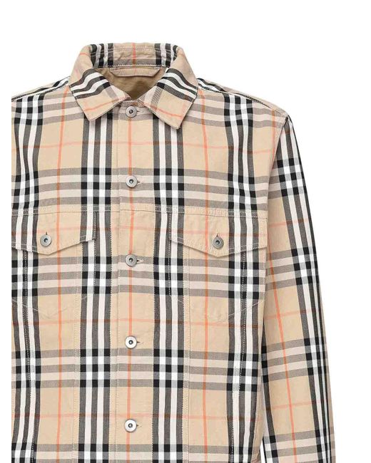 Giacca di Burberry in Natural da Uomo
