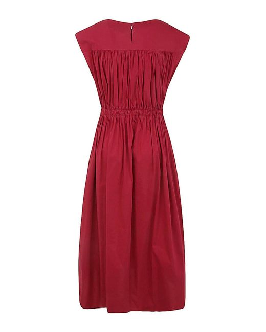 Liviana Conti Red Sleeveless Long Dress