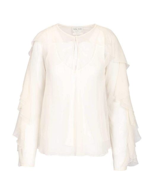 Forte_forte White Ruffled Shirt