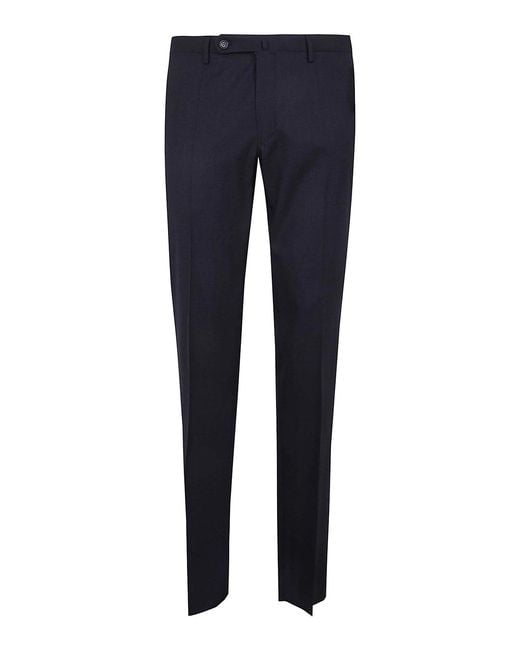 Incotex Blue Classic Chino Trousers for men