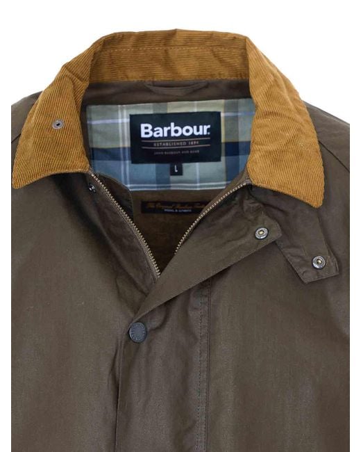 Barbour Gray Modern Bedale Wax Jacket for men