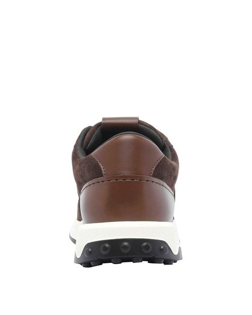 Tod's Brown Suede Sneakers for men