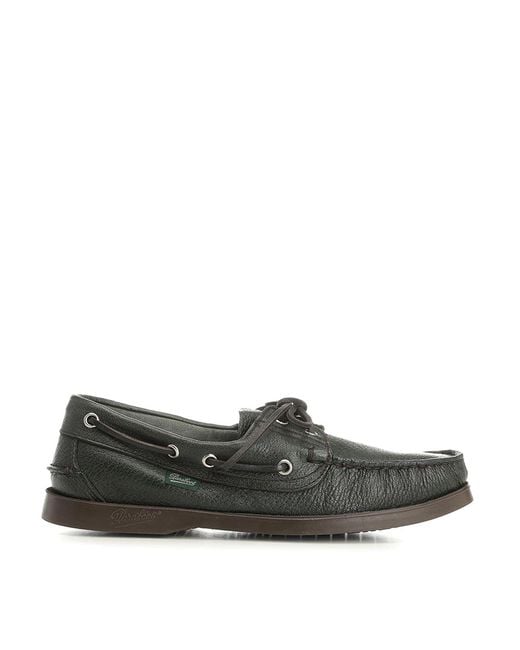 Paraboot Gray Barth Boat Shoe for men