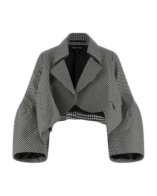Comme des Garçons Gray Vichy Shrug
