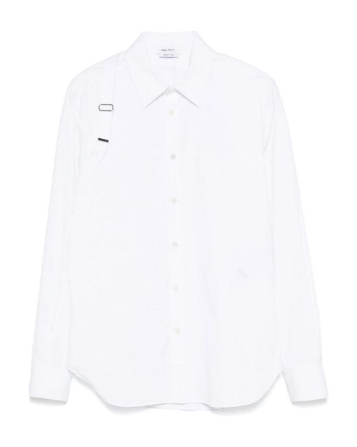 McQueen White Shirts for men