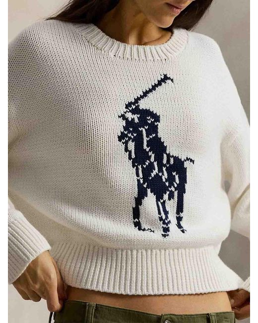 Polo Ralph Lauren White Sweater