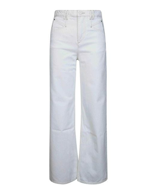 Isabel Marant White Lemony Pants