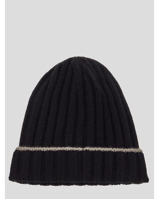Brunello Cucinelli Blue Hat for men