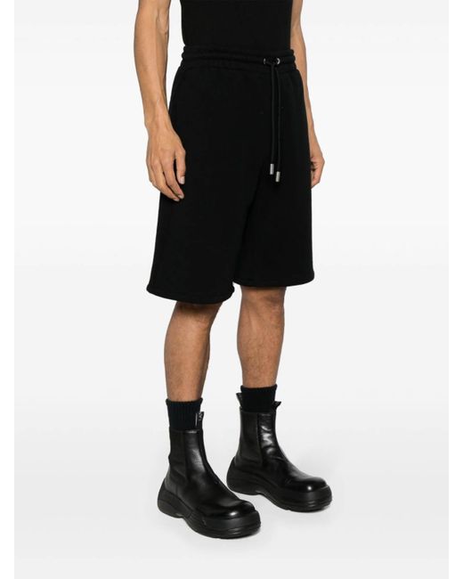 Off-White c/o Virgil Abloh Black Off- Bandana Arrow Skate Track Shorts for men