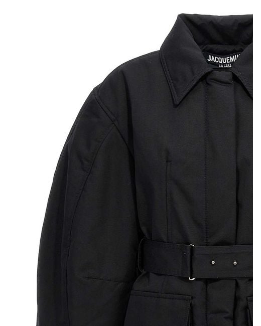 Jacquemus Black Le Blouson Bari' Jacket