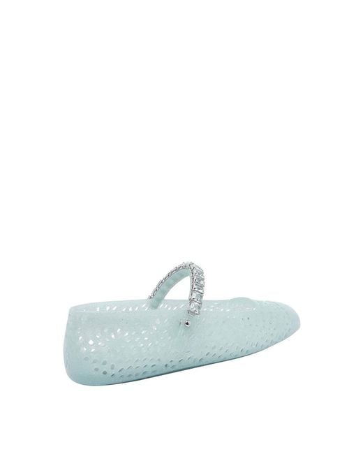 Jimmy Choo Blue The Jelly Flats