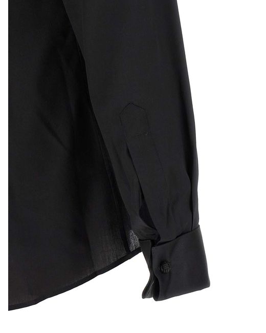 Pal Zileri Black Tuxedo Shirt for men
