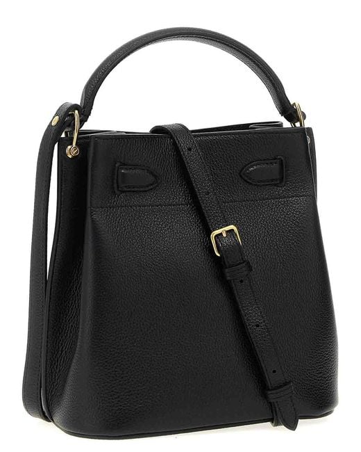 Mulberry Black Islington Bucket Bag