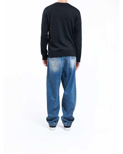 Moschino Black Knitted Bear for men
