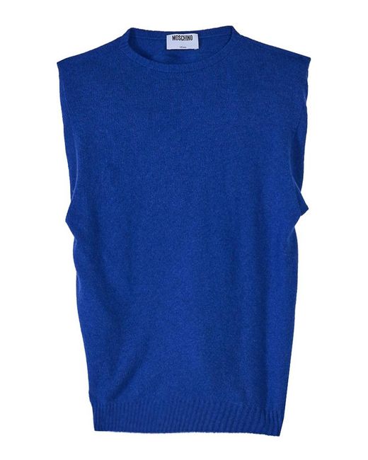 Moschino Blue Top Pullover